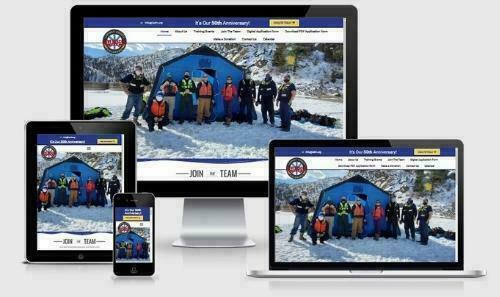Larimer County Dive Rescue Team Website Design by FoCo Web Design